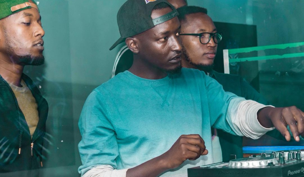 Dr. Nganji on the deck during a past I Am Hip Hop concert. Deejaying is one of creative activities expected at the inaugural edition of I Am Hip Hop festival-courtesy