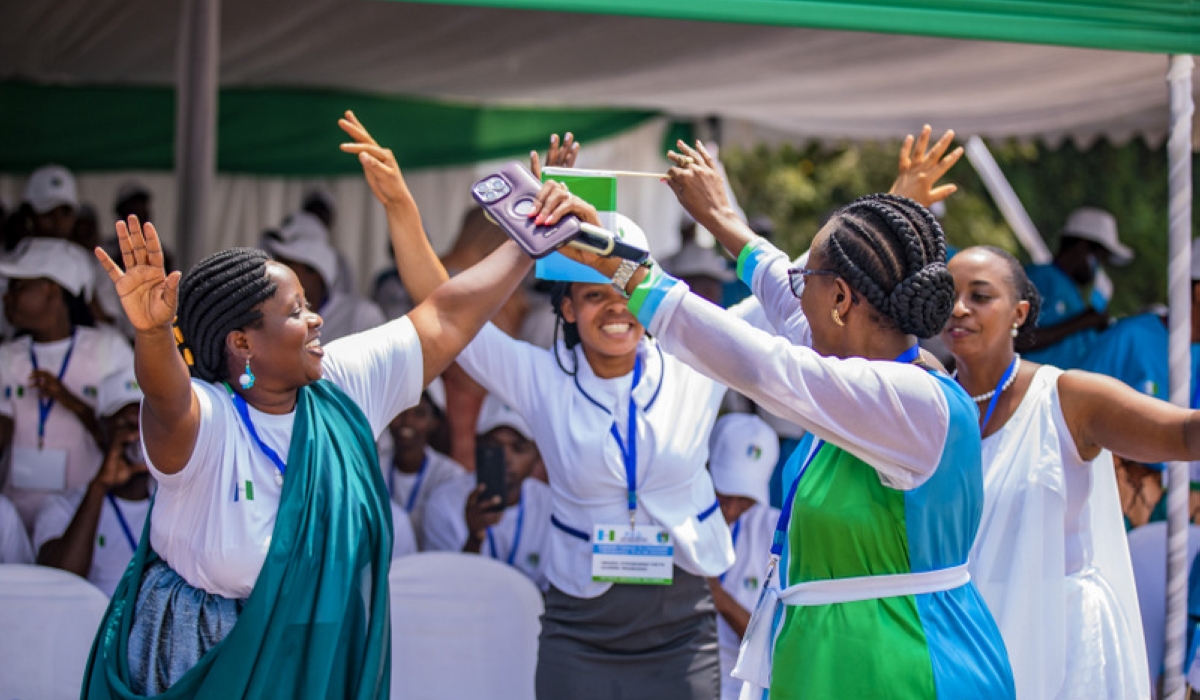PSD members during morale boosting session at the party general assembly in Kigali on March 23, 2024. Photo by Emmanuel Dushimimana