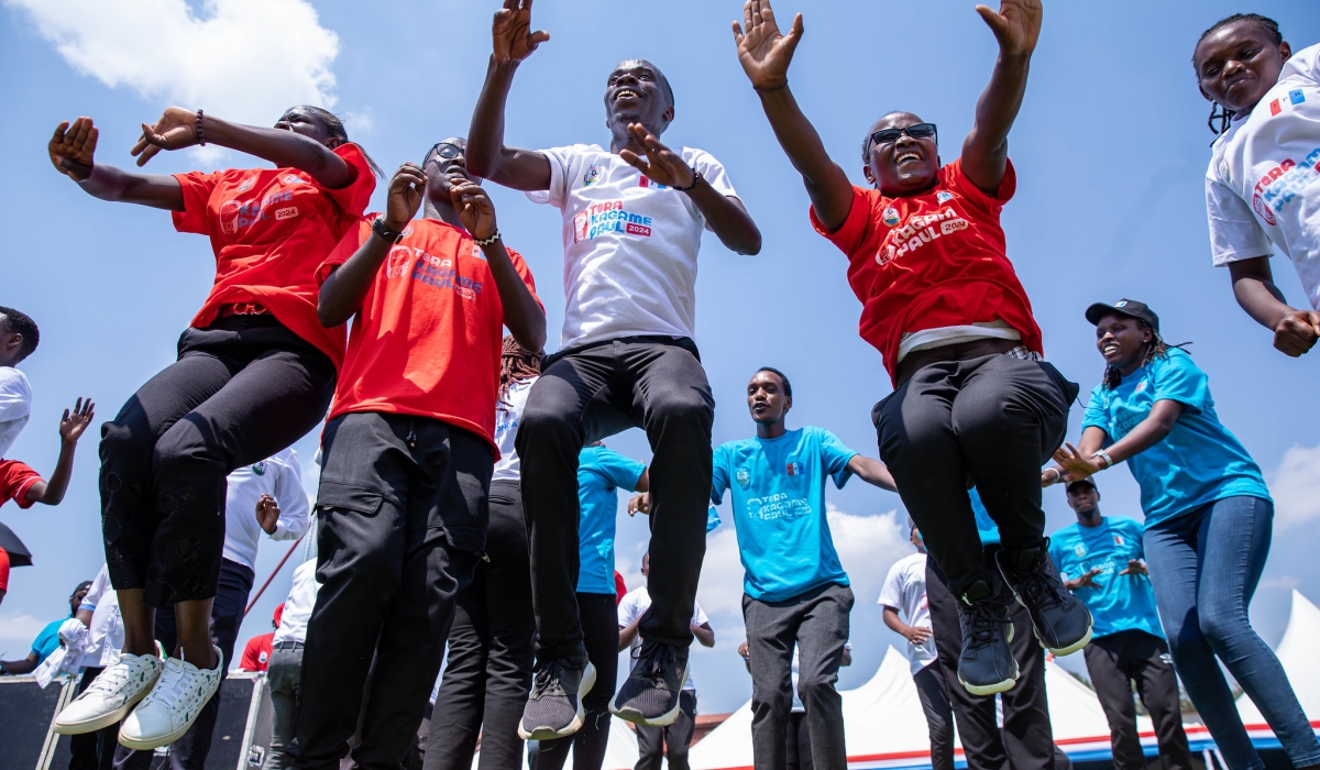 Members of RPF Inkotanyi during the parliamentary campaign in Nyagatare on Monday, June 24. All photos by Dan Gatsinzi 
