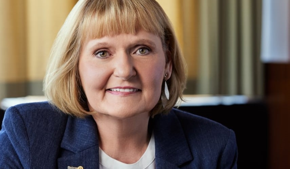Stephanie Urchick, member of the Rotary Club of McMurray, PA, will become the second woman to take office as president of Rotary International on July 1, 2024. A Rotary member since 1991, Stephanie has served Rotary in many roles and capacities. Stephanie Urchick, member of the Rotary Club of McMurray, PA, will become the second woman to take office as president of Rotary International on July 1, 2024. A Rotary member since 1991, Stephanie has served Rotary in many roles and capacities.