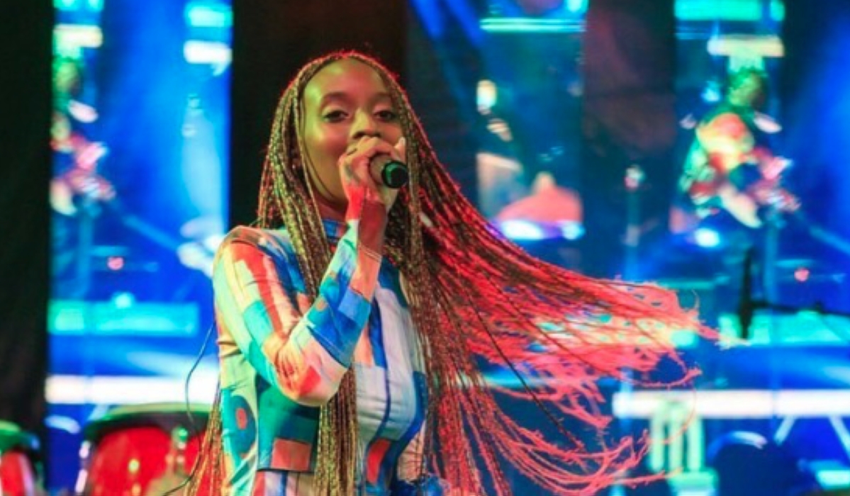 Mutoni performs at a past event