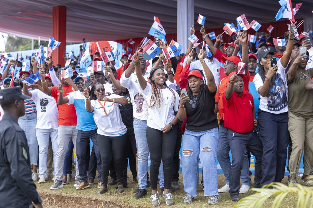 Residents in Rusizi District and neighbouring Nyamasheke District areas welcome the RPF presidential candidate, Paul Kagame by dancing to different electoral campaign songs. Residents in Rusizi District and neighbouring Nyamasheke District areas welcome the RPF presidential candidate, Paul Kagame by dancing to different electoral campaign songs.
