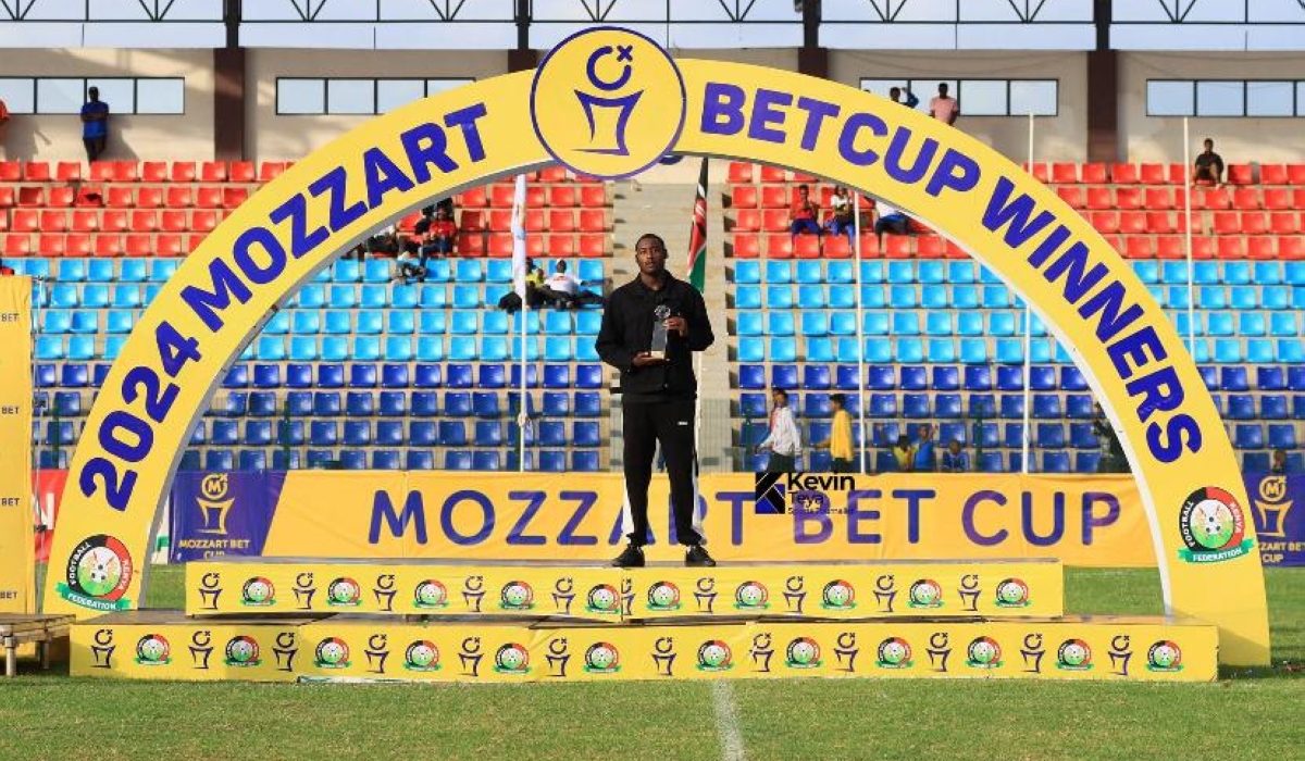 Rwanda international Arthur Gitego has won the top scorer award in the 2024 Mozzart Cup in Kenya.