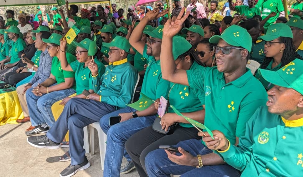 PL members during the ongoing presidential and parliamentary campaigns in Ruhango District on Sunday, June 30. Photo by Michel Nkurunziza
