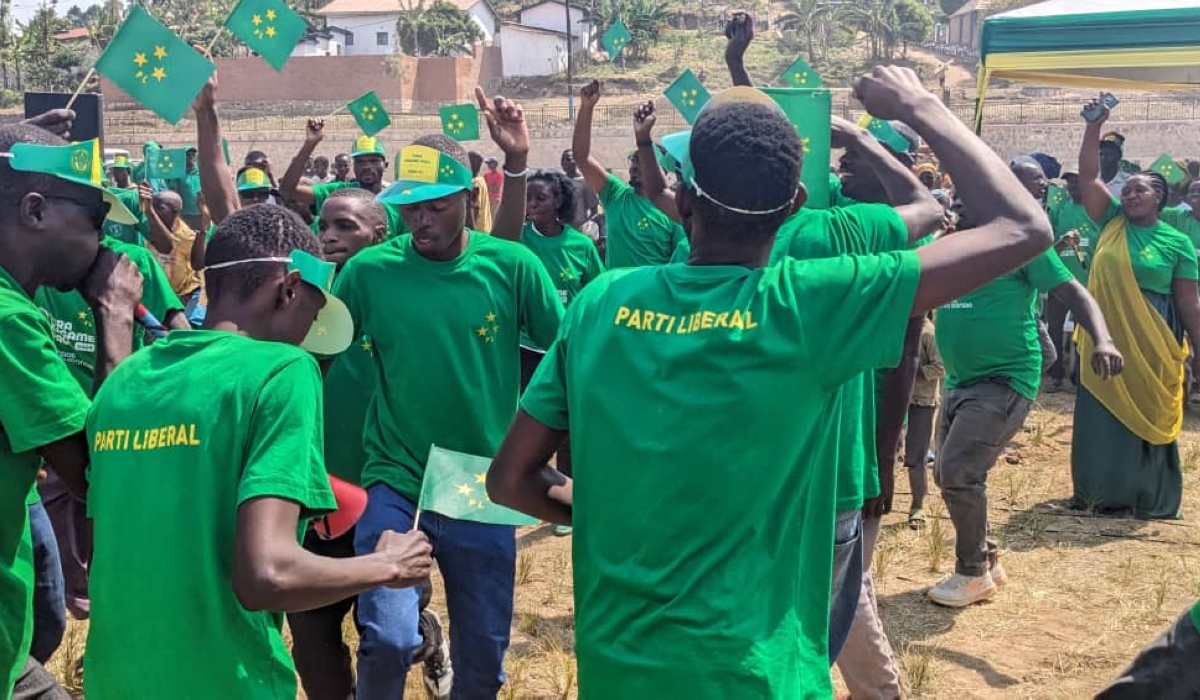 Liberty Party (PL)  during the campaign at Rubengera in Karongi to Western Province on Tuesday, July 2. Michel Nkurunziza