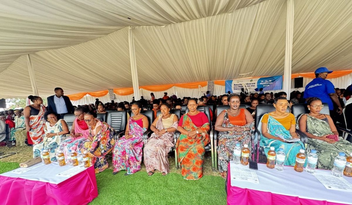 A total of 60 women parliamentary candidates from the Southern Province campaigned in Ruhango District on Tuesday, July 9. 