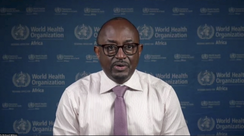 Dr. Richard Mihigo, Rwanda’s candidate for the position of Regional Director of the World Health Organization (WHO) Africa Regional Office. Courtesy
