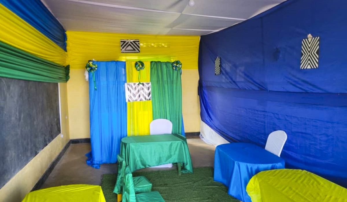 Inside a voting room of Muhozi village, Kinyaga Cell in Bumbogo Sector in Gasabo District ahead of the presidential and parliamentary elections on Monday, July 15. Courtesy