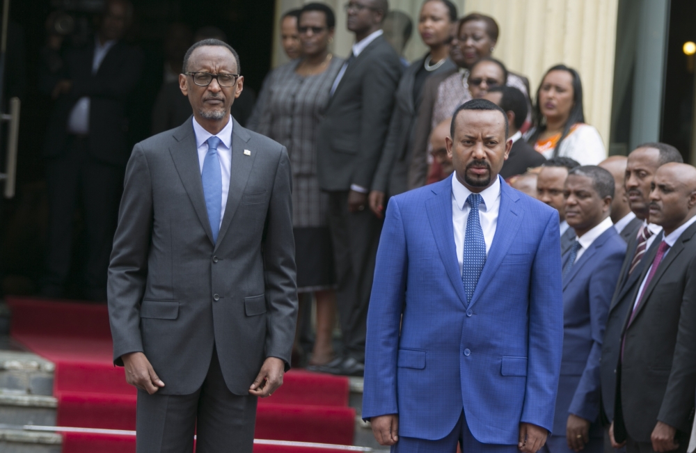 President Paul Kagame has expressed his deepest sympathies to Prime Minister Abiy Ahmed over the deadly landslide incident in southern Ethiopia. Photo by Village Urugwiro