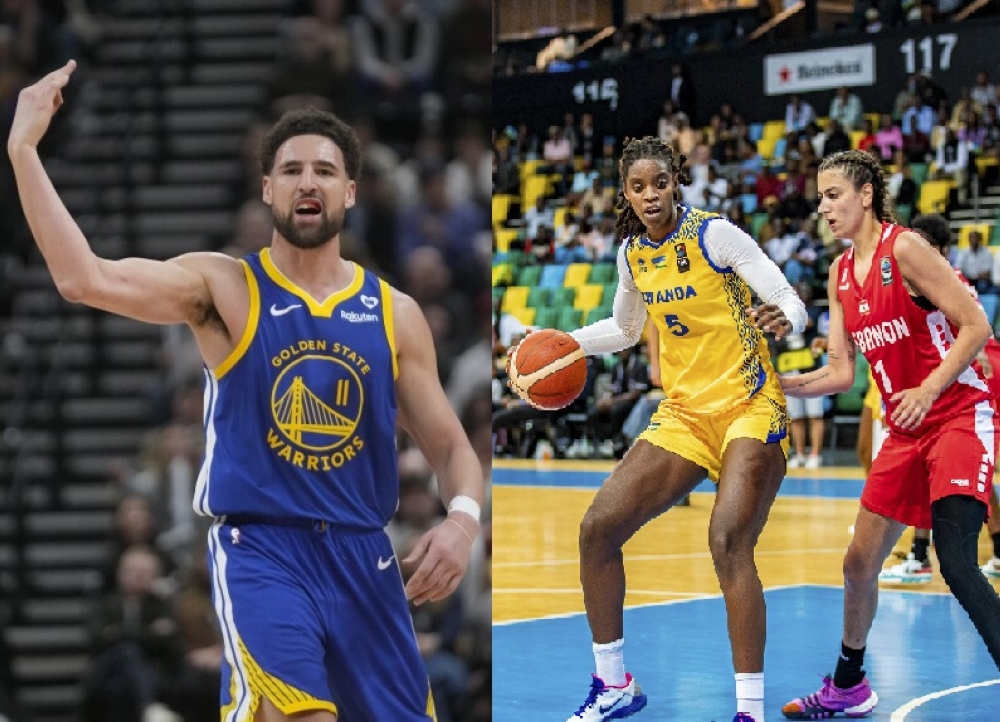 NBA star Klay Thompson praises Rwanda&#039;s Murekatete after win over Lebanon.