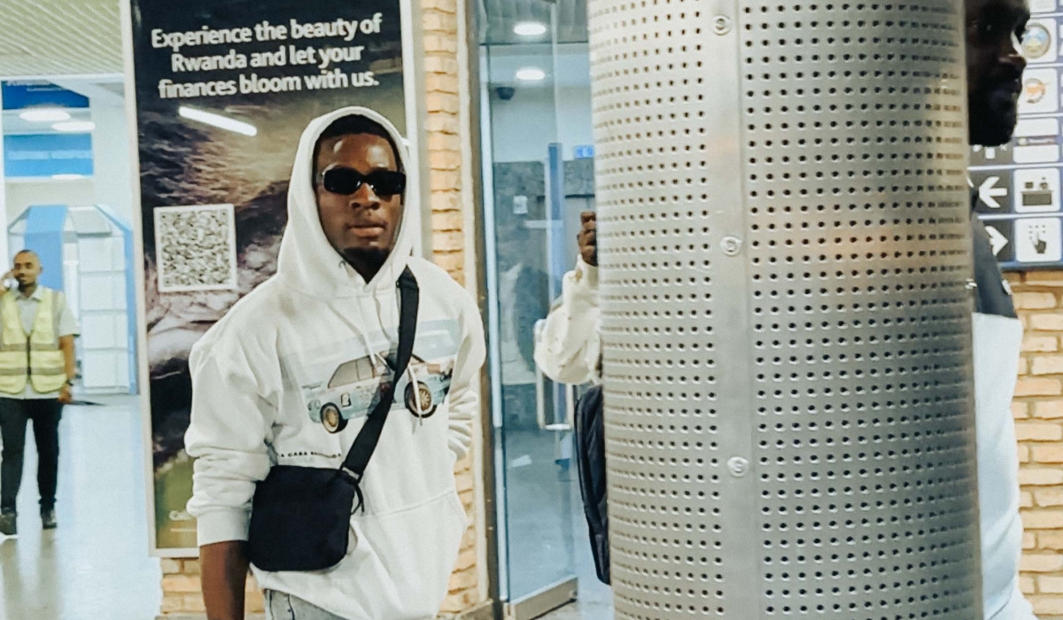 Nigerian musician Joeboy arrives in Kigali on Tuesday, October 1. Courtesy