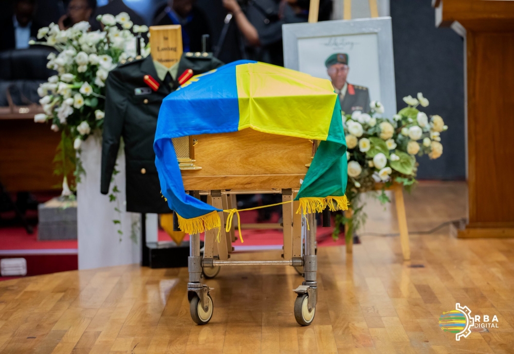 The farewell ceremony held in honour of former minister Col (rtd) Joseph Karemera, who passed away on October 11. The farewell ceremony held in honour of former minister Col (rtd) Joseph Karemera, who passed away on October 11.