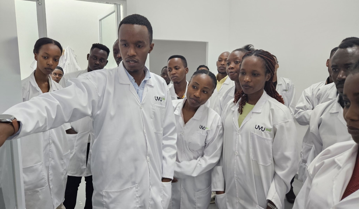 UVU Bio, a renowned biotech incubator that runs the recently inaugurated Bioeconomy Hub in Kigali, welcomed its first cohort for a one-month intensive training on biotechnology and laboratory skills in September. Photo by UVU Bio