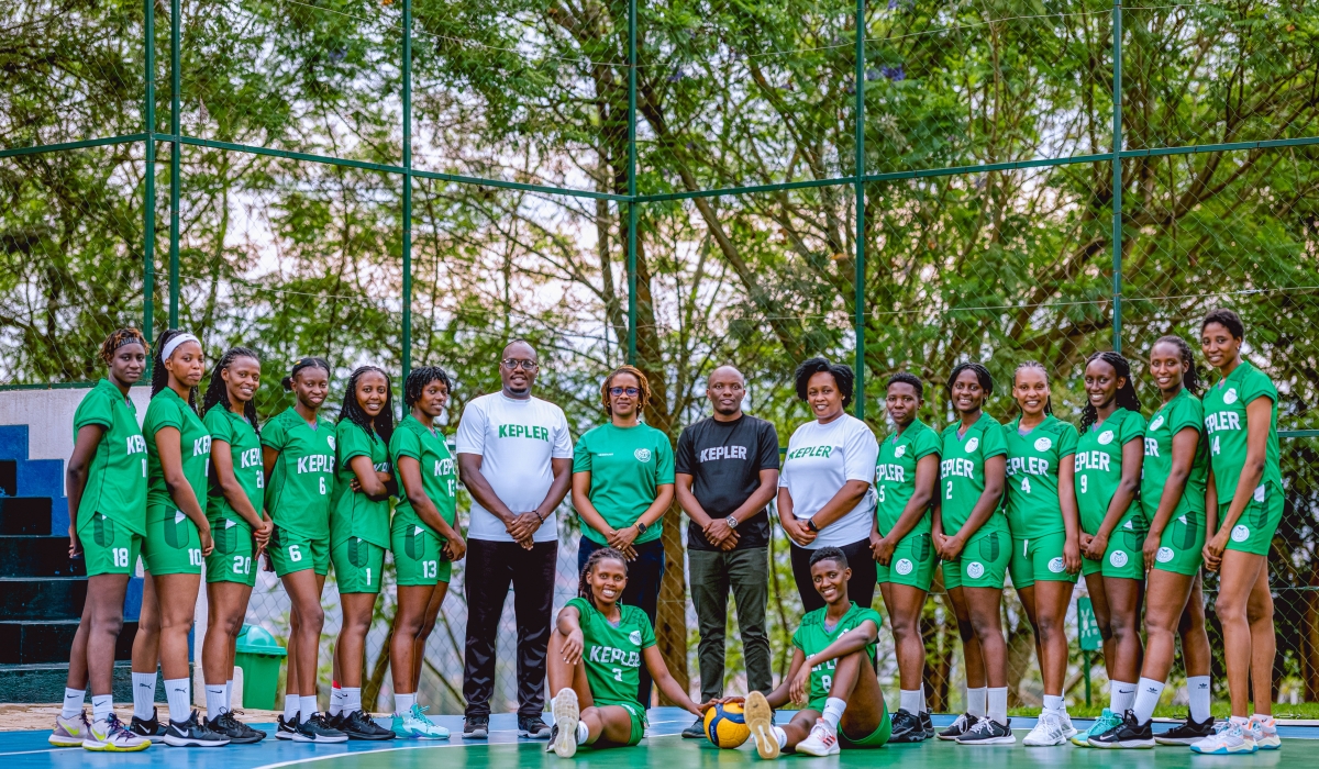 Kepler WVC players pose for a team photo. Courtesy