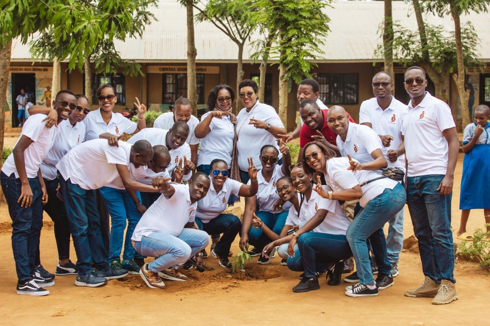 SONARWA staff pose for a group photo at the event SONARWA staff pose for a group photo at the event