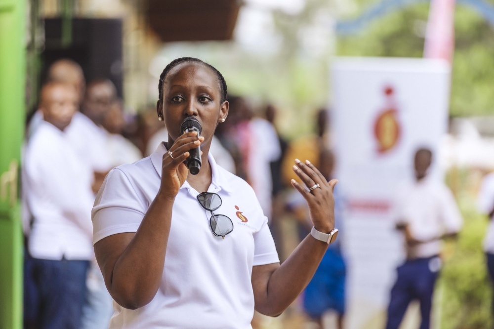 Dianah Mukundwa, CEO of SONARWA Life speaks at the event on November 28. Dianah Mukundwa, CEO of SONARWA Life speaks at the event on November 28.