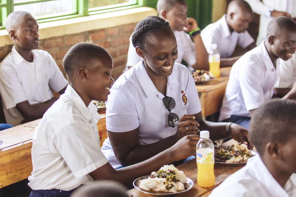 According to officials the school feeding fund aligns with the Ministry of Education’s ‘Dusangire Lunch’ programme. According to officials the school feeding fund aligns with the Ministry of Education’s ‘Dusangire Lunch’ programme.