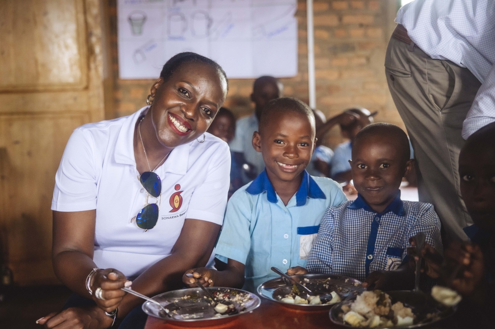 Dusangire Lunch programme aims to ensure that students have access to meals during school hours. Dusangire Lunch programme aims to ensure that students have access to meals during school hours.