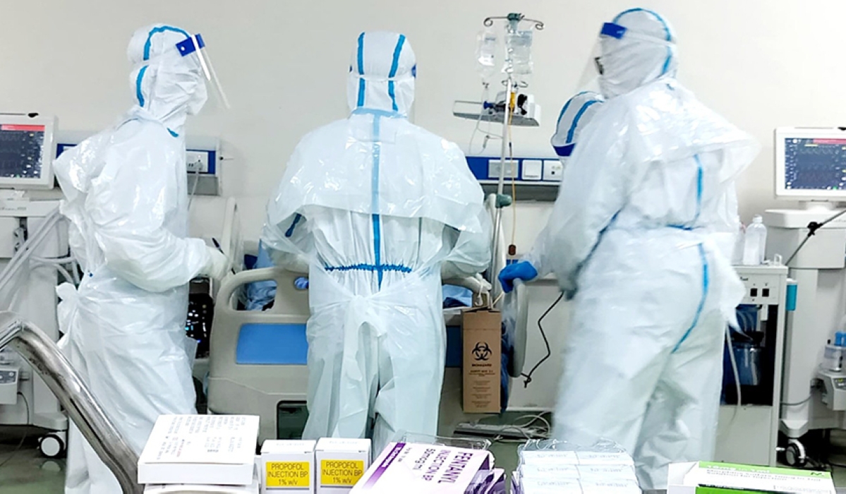 Medics during the Marburg response earlier this year .  Rwanda is expected to declare the end of the Marburg Virus Disease outbreak on Friday, December 20. File