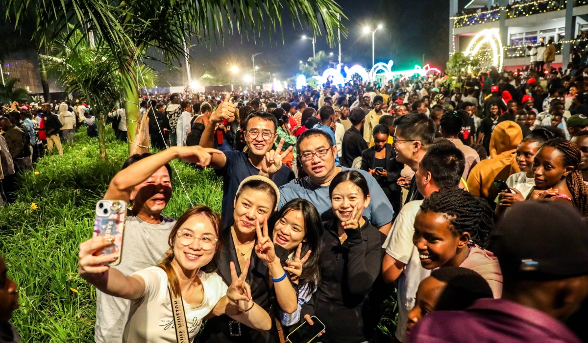 Rwandans and friends of Rwanda during the celebration of the New Year 2025 at KCC roundabout. Photos by Craish Bahizi