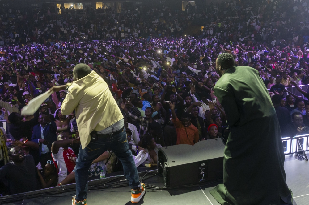 The Ben and Tom Close during a joint performance at ‘The New Year Groove at BK Arena on January 1. All Photos by Olivier Mugwiza