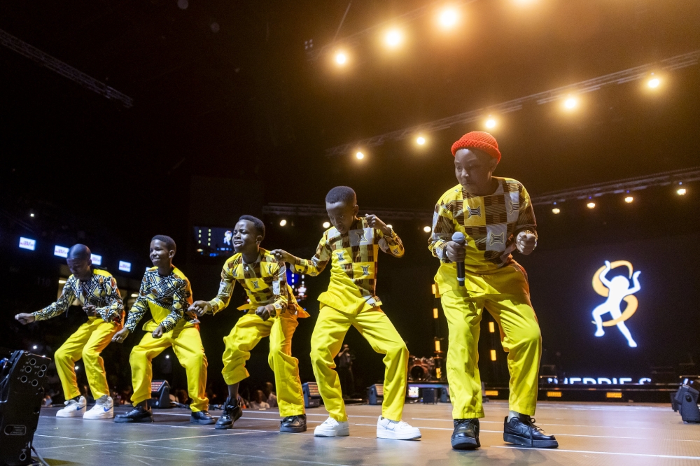 Young dancers from Sherrie Silver Foundation during the performance