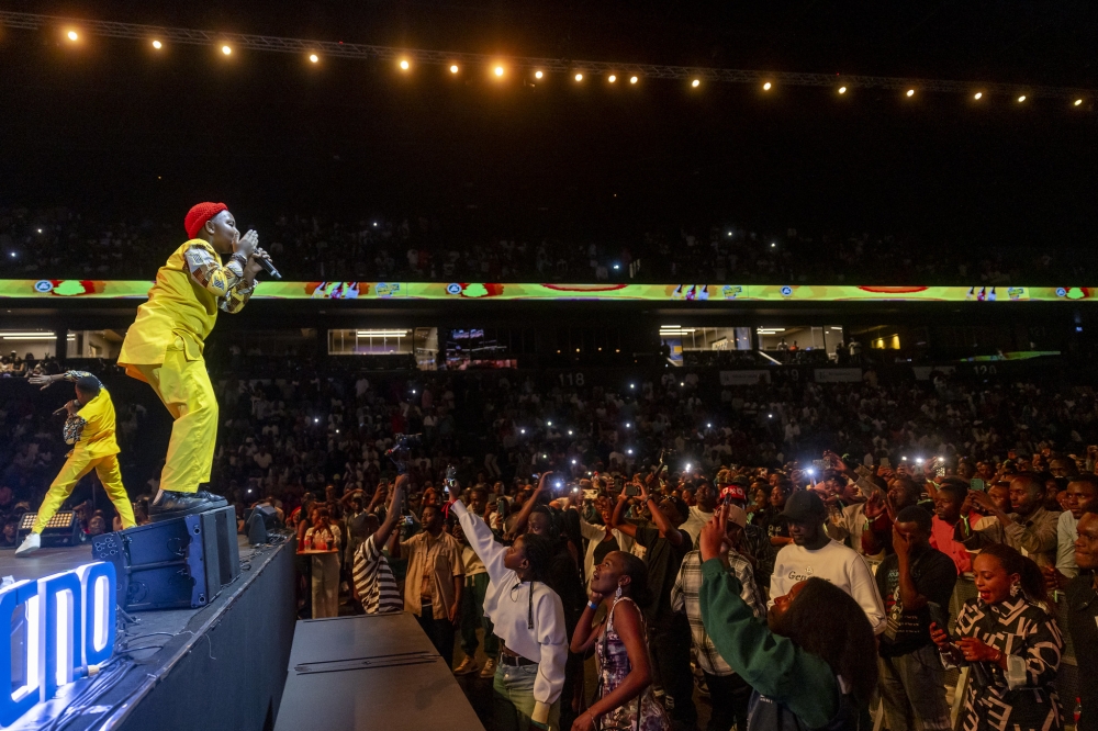 Young dancers from Sherrie Silver Foundation during the performance