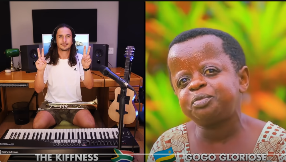 South African musician The Kiffness has reproduced the song of Rwandan emerging gospel artiste Gogo Gloriose after it went viral on social media
