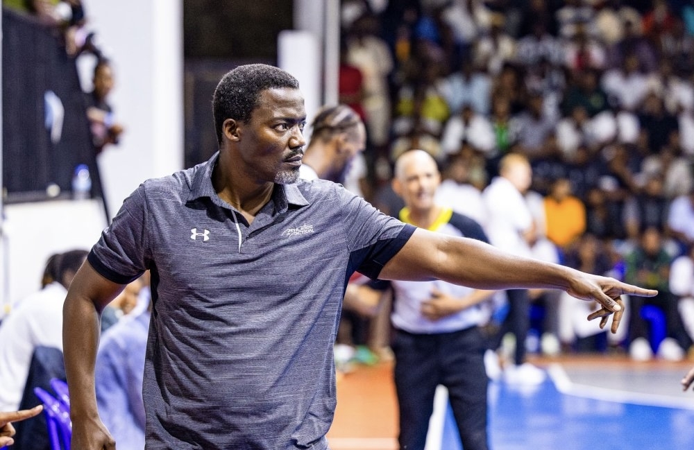 Henry Mwinuka has set a target for himself to guide Tigers to the playoffs of the 2025 Rwanda Basketball League-Photo courtesy