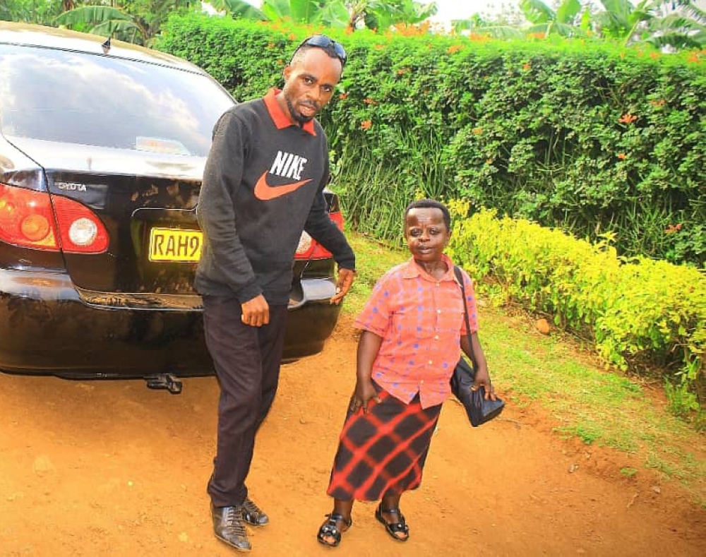 Gogo Gloriose and one of her music advisors-courtesy