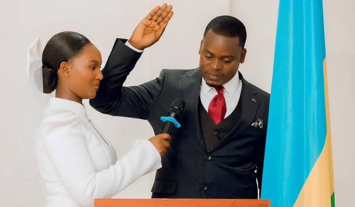 The 22-year-old gospel singer Vestine Ishimwe, of the acclaimed duo Vestine and Dorcas, legally married her Burkinabe partner, Ouedraogo Idrissa. 