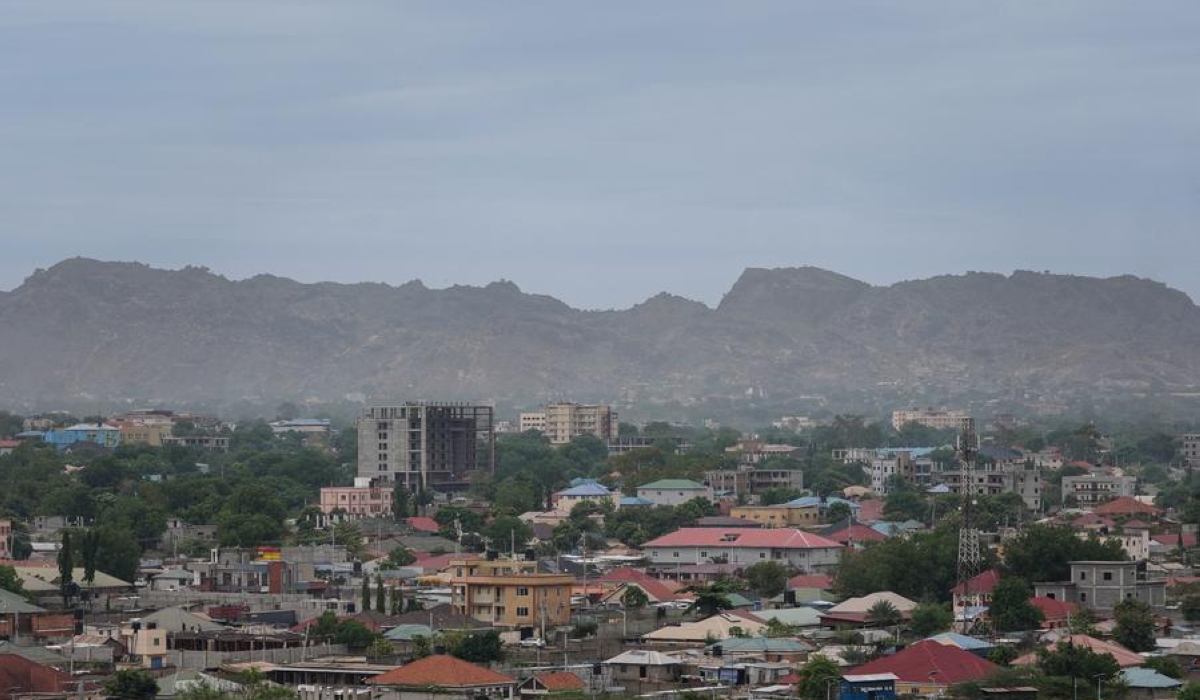 This photo taken on April 9, 2024 shows the city view of Juba, South Sudan. (Xinhua/Han Xu)