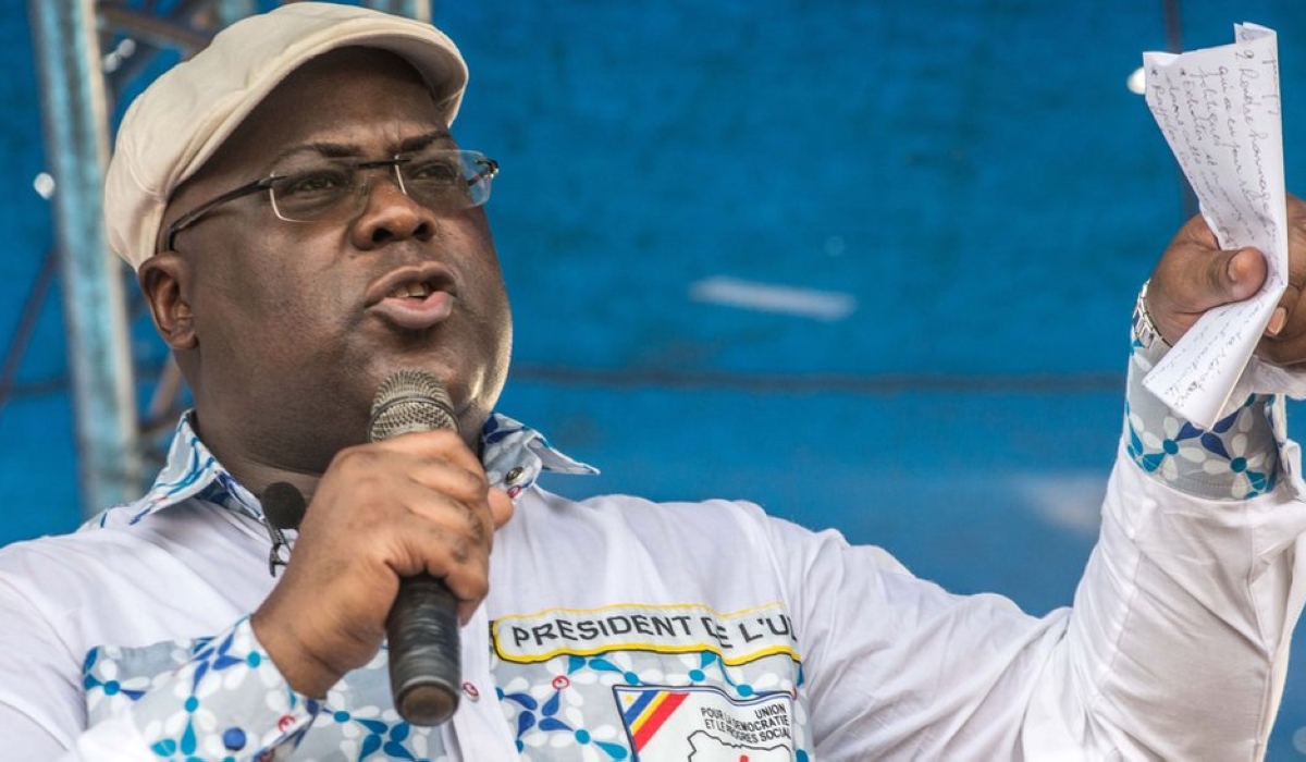 Félix-Antoine Tshisekedi Tshilombo, DR Congo president.