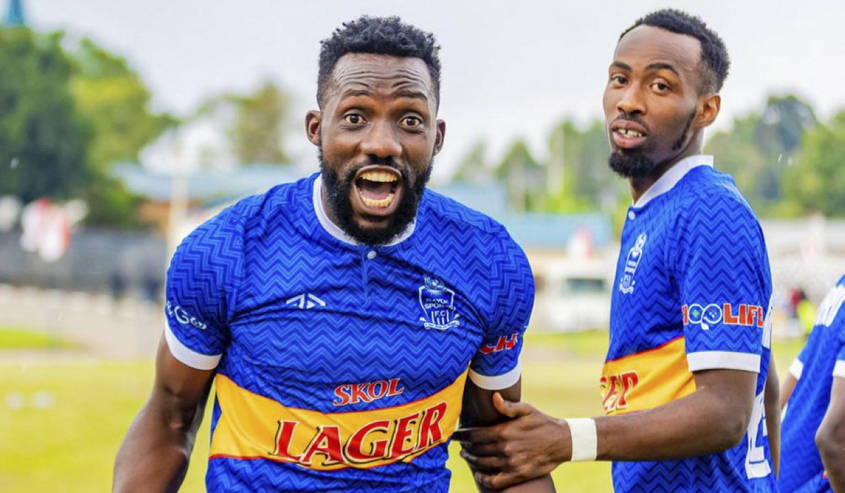 Ugandan striker Charles Bbaale who wants to leave Rayon Sports. Courtesy