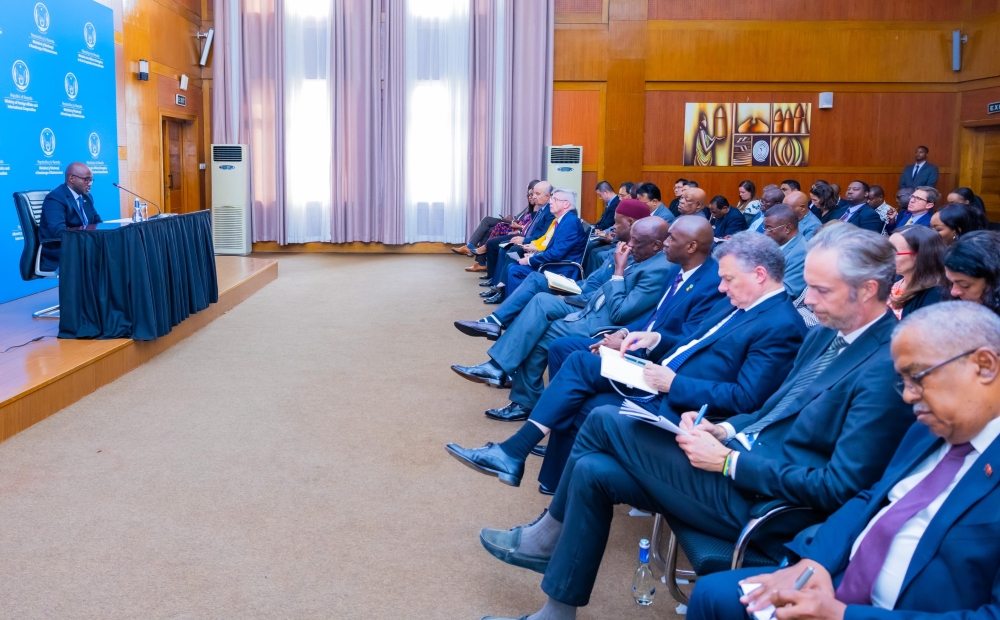 Members of the diplomatic corps accredited to Rwanda during a meeting with Minister of Foreign Affairs Olivier Nduhungirehe on December 9, 2024. Courtesy