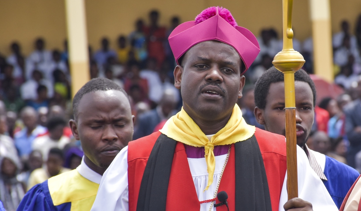 Bishop Samuel Mugisha Mugiraneza, who recently resigned as the Bishop of the Anglican Diocese of Shyira, is in detention at Remera RIB station in Kigali. FILE
