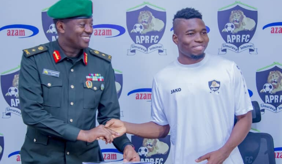 APR unveiled Djibril Ouatarra as their new signing on Thursday. Courtesy