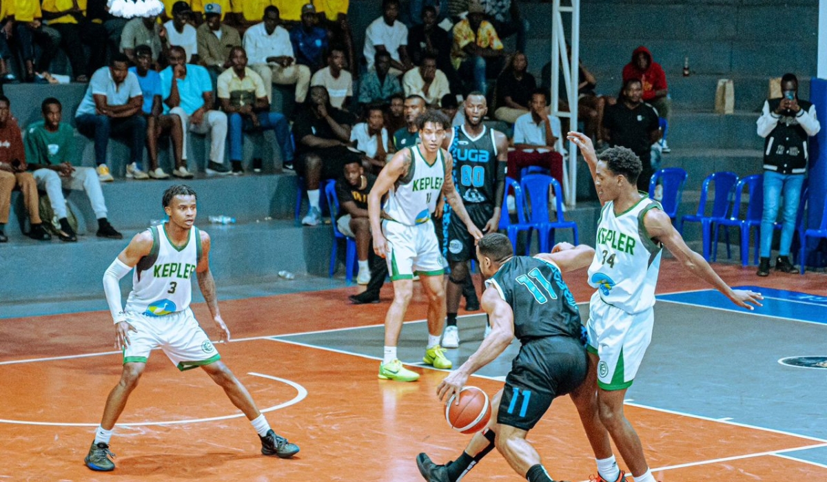 Kepler players (in white) defend against a UGB player during last season&#039;s encounter between the two clubs.