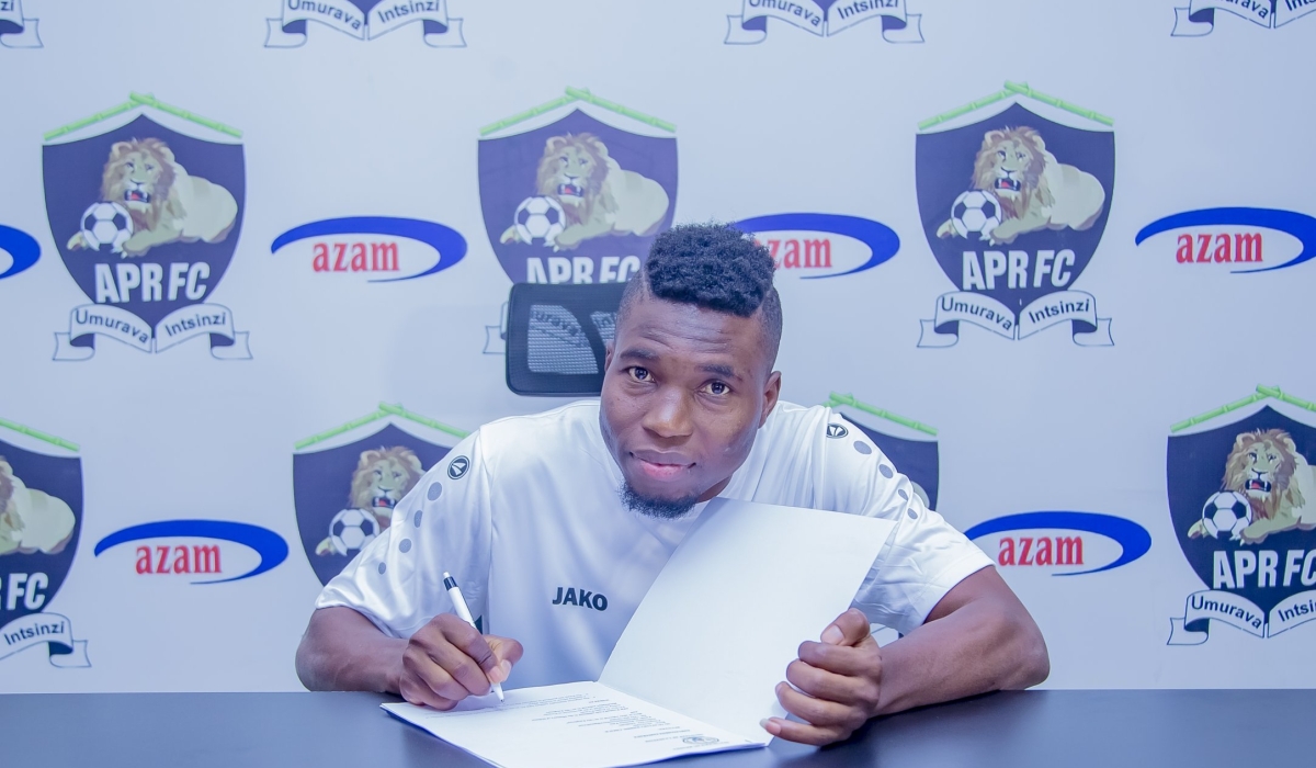 Djibril Ouatarra who recently joined APR FC