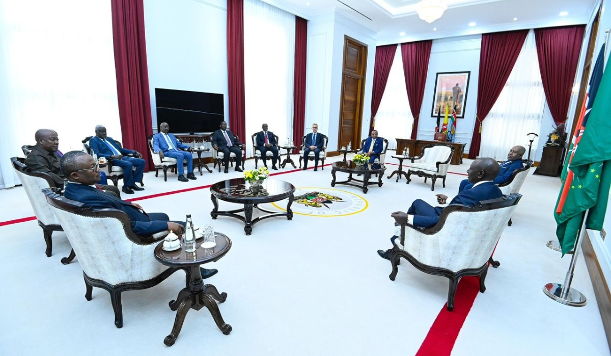 Kenyan President William Ruto, chairs the high-level Extended Bureau Retreat on AU Institutional Reforms in Nairobi on Monday, January 28. Courtesy