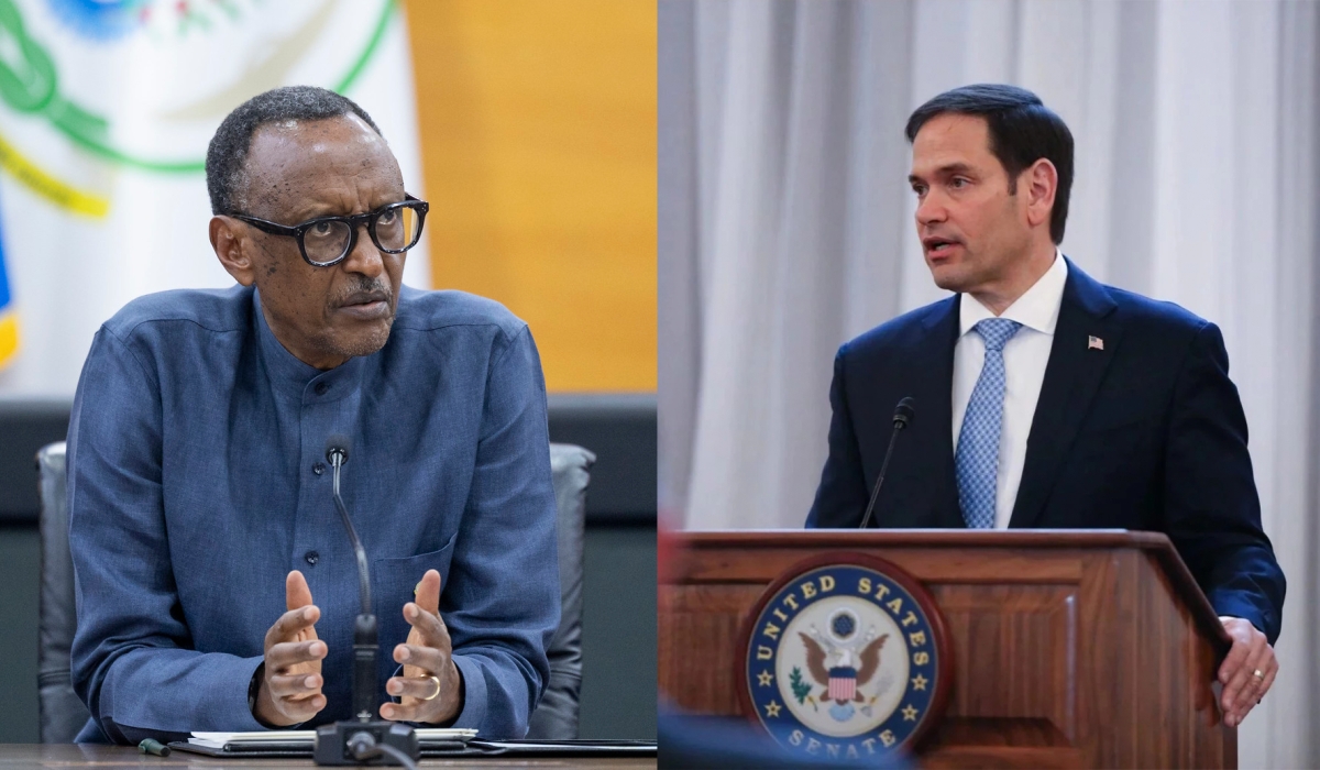 President Paul Kagame and US Secretary of State Marco Rubio discussed the crisis in DR Congo.