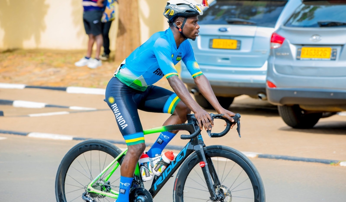 Team Rwanda&#039;s rider Moise Mugisha is among cyclists to compete in Tour du Rwanda 2025. Courtesy
