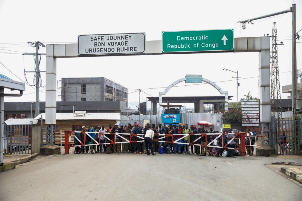 A view of La Petite barriere between DR congo and Rwanda in Rubavu District on January 28. Photo by Emmanuel Dushimimana