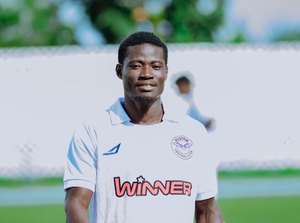 Vision FC defender Stephen Bonney is aptimistic his team can go all the way in second round of Rwanda Premier League-courtesy