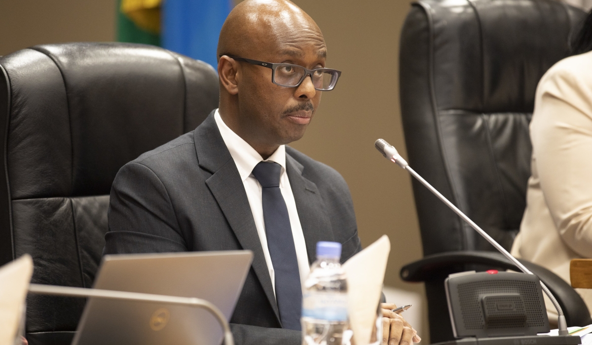 Minister of Finance and Economic Planning Yusuf Murangwa presents the revised budget to the parliament on Wednesday, January 5. Craish Bahizi