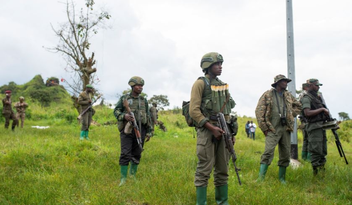 M23 rebels in eastern DR Congo.