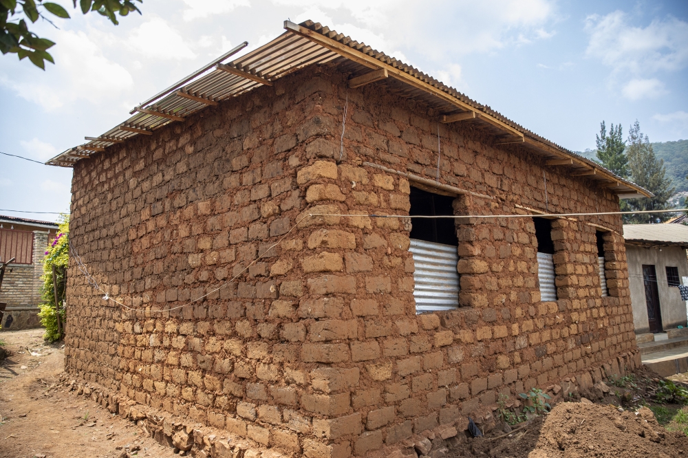 One of houses constructed by participants of &#039;Urugerero&#039; known as &#039;Inkomezabigwi&#039; in Nyarugenge District. Photos by Dan Gatsinzi