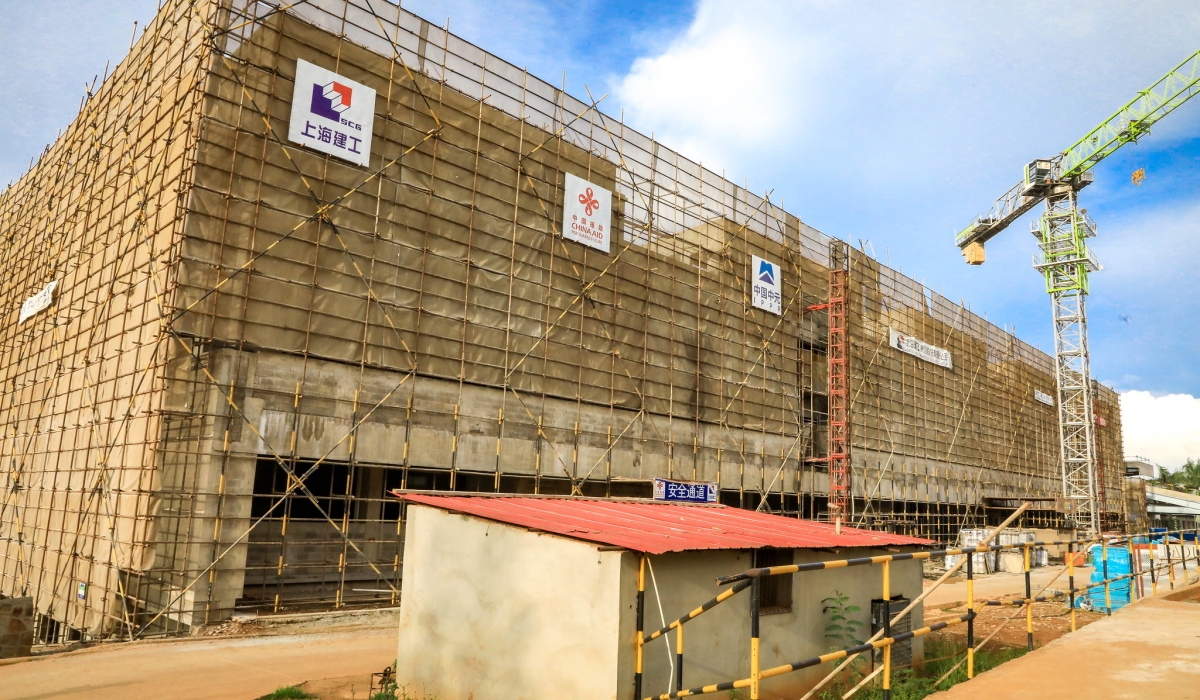 A view of the ongoing construction of CHUK hospital in Masaka, Kicukiro District in November 2024. Photo by Craish Bahizi
