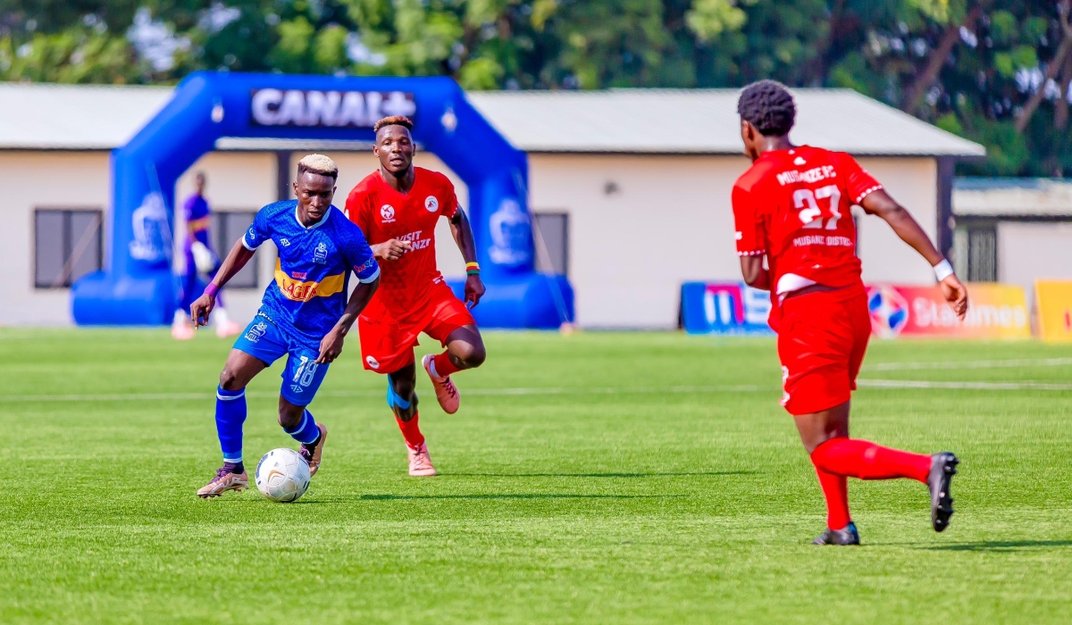 Rayon Sports were held to a 2-2 draw by Musanze FC to leave the title rade wide open-Courtesy