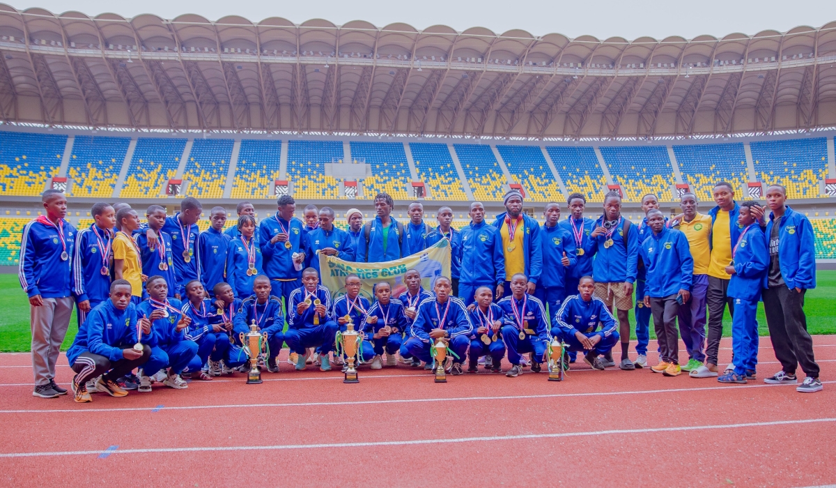 Sina Gerard Athletics Club dominated the podium at the second edition of the National Track and Field Championship that took place Saturday, February 15 at Amahoro Stadium-courtesy